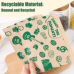 VGOODALL 150PCS Paper Sandwich Bags, 8.1"x6.6" Small Greaseproof Snack Bags for Picnics, Food Storage, Bakery, Donuts - Image 6