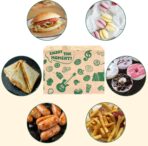 VGOODALL 150PCS Paper Sandwich Bags, 8.1"x6.6" Small Greaseproof Snack Bags for Picnics, Food Storage, Bakery, Donuts - Image 7