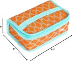 MIER Small Lunch Bag for Kids & Adults Compact Insulated Lunch Box Portable Thermal Mini Cooler for Work School Travel (Orange - Image 8