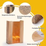 24 Pack Paper Bread Bags for Homemade Bread and Sourdough, 50% Thicker Large Kraft Loaf Bags with Clear Window for Bakery Packaging & Storage, Includes Sealing Stickers - Image 4