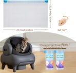30 Count Automatic Cat Litter Box Liners Bags Compatible with NeakasaM1 Petpivot Autoscooper 11 and Similar Open-Top Self-Cleaning Cat Litter Box, Drawstring Handle Heavy Duty Leak-proof, 27 * 13in - Image 3