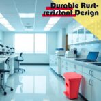 Geiserailie 1 Set 8 Gallon Biohazard Trash Can with Foot-Operated Self-Closing Lid, with Biohazard Labels and Bags for Lab Medical Hospitals Industrial Infectious Waste Disposal - Image 7