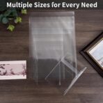 Quotidian Plastic Magazine Bags Self Seal 2 Mil Ultra Thick Acid-Free 11.125'' x 14.25'' (28.3 x 36.2cm) Pack of 100 - Archival Protection for Over Sized Magazine Collection - Image 4