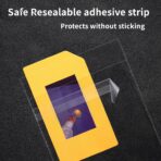 Quotidian Plastic Magazine Bags Self Seal 2 Mil Ultra Thick Acid-Free 11.125'' x 14.25'' (28.3 x 36.2cm) Pack of 100 - Archival Protection for Over Sized Magazine Collection - Image 6