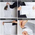 RBHK 100pcs 14.5 x 19 White Poly Mailers Shipping Mailing Envelopes Bags - Image 6