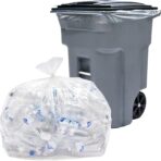 Tasker 64-65 Gallon Clear Trash Bags Heavy Duty, Recycling Bag (Huge 120 Count) 60 Gallon Clear Extra Large Recycling Garbage Bags - Image 10