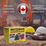 Maximum Heavy Duty Garbage Bags, 42-Gallon, 3 Mil, Black Garbage Bags Extra Large, Tear Resistant, Industrial Strength, 32 Counts - Image 4