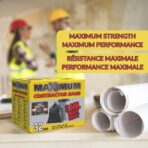 Maximum Heavy Duty Garbage Bags, 42-Gallon, 3 Mil, Black Garbage Bags Extra Large, Tear Resistant, Industrial Strength, 32 Counts - Image 7