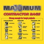 Maximum Heavy Duty Garbage Bags, 42-Gallon, 3 Mil, Black Garbage Bags Extra Large, Tear Resistant, Industrial Strength, 32 Counts - Image 9