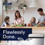 Plasticplace Custom Fit Trash Bags, Compatible with simplehuman Code K (50 Count) White Drawstring Garbage Liners 10 Gallon / 38 Liters 24" x 28" - Image 10