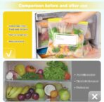 Teivio Gallon Freezer Bags 160 Count (4 Pack of 40), Double Zipper Seal, BPA-Free Thick Plastic Food Storage Bags for Home, Kitchen, Travel, Camping, Meats, Vegetables, Snacks, Sandwich bags - Image 4