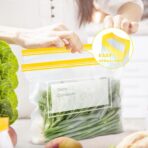 Teivio Gallon Freezer Bags 160 Count (4 Pack of 40), Double Zipper Seal, BPA-Free Thick Plastic Food Storage Bags for Home, Kitchen, Travel, Camping, Meats, Vegetables, Snacks, Sandwich bags - Image 7