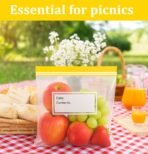 Teivio Gallon Freezer Bags 160 Count (4 Pack of 40), Double Zipper Seal, BPA-Free Thick Plastic Food Storage Bags for Home, Kitchen, Travel, Camping, Meats, Vegetables, Snacks, Sandwich bags - Image 8