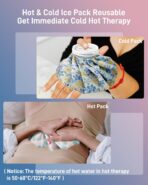 Ice Pack Bags for Injuries Reusable 3 Packs, Ice Bag Cold Pack Water Bag Hot Bag for Pain Relief, Leak-Proof Elastic Ice Bag, Size 6 9 11“ - Image 3