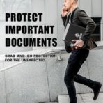 4 Pack Fireproof Document Bags, Waterproof Document Pouch Holder with Zipper, Fire Proof Money Bag for Cash, Fireproof Envelope Fire Safe Bag, Fire Resistant Storage for Legal/A4 Size (Black) - Image 7