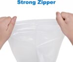 20 PCS 7" x 9" Thick 4 Mil Clear Zip Poly Bags Plastic Reclosable Zip Seal Lock Bags Heavy-Duty Photo Cards Snacks Seeds Zipper Bag - Image 7