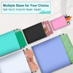 Poly Mailers 14.5x19, Large Shipping Bags 100 Pack, Poly Bags For Shipping with Self Seal Adhesive, Waterproof and Tear-Proof Mailing Envelopes for Small Business (Teal） - Image 6