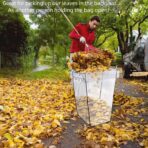 Garden Trash Bag Holder - Outdoor Leaf Bag Support Stand Multi-Use Metal Garbage Bag Holder Frame Holds 30-45 Gallons Bag for Leaves, Camping, Yard Weeding, Lawn Party - Image 4