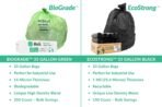 Reli. Biodegradable 33 Gallon Trash Bags | 250 Count Bulk | ASTM D6954 | Green | Eco-Friendly | Oxobiodegradable Under Certain Conditions (See Product Description) - Image 7