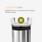 simplehuman Code R 60 Count, Dispenser Pack Custom Fit Liners, Drawstring Trash Bags, 10 Liter / 2.6 Gallon, White - Image 5
