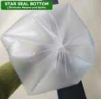 4 Gallon Trash Bags Small Bathroom Garbage Bags Clear Plastic Wastebasket Trash Can Liners for Home and Office Bins, 200 Count - Image 5