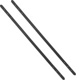 ALLZEDREAM Microfiber Leather Purse Strap Replacement Tote Bag Handbag Shoulder Handles 2 Pcs, Black, 1.2cm - Image 6