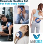 Medcosa Large Ice Bags 9 inches | One Size fits All | Stay Dry, Stay Cool with Our Reusable Soft Fabric Ice Pack | Ideal for Sport Injuries, R.I.C.E Treatment, Scrapes & Headaches - Image 5