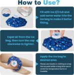 Medcosa Large Ice Bags 9 inches | One Size fits All | Stay Dry, Stay Cool with Our Reusable Soft Fabric Ice Pack | Ideal for Sport Injuries, R.I.C.E Treatment, Scrapes & Headaches - Image 7