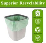C Crystal Lemon 50 Count Biodegradable Kitchen Food Waste Bags - 6 Gallon Scraps Bags - Heavy Duty Compostable Waste Bags for Kitchen - Unscented Trash Bags 6 Gallon for Yard, Food - Image 5