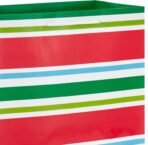 Hallmark Image Arts 11" Large Christmas Gift Bags (6 Bags Penguins, Stripes, Peppermints) for Kids, Coworkers, Teachers - Image 5
