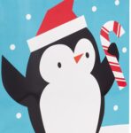 Hallmark Image Arts 11" Large Christmas Gift Bags (6 Bags Penguins, Stripes, Peppermints) for Kids, Coworkers, Teachers - Image 6