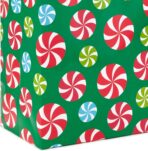 Hallmark Image Arts 11" Large Christmas Gift Bags (6 Bags Penguins, Stripes, Peppermints) for Kids, Coworkers, Teachers - Image 7