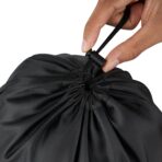 PALTERWEAR Drawstring Bag with Toggle - Nylon Cinch and Ditty Pouch - Six Pack (Black, 5 x 7 Inch, Set of 6) - Image 7