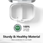 Pill Box-2 Compartment Small Pill Case Portable for Pocket & Purse Single Pill Carrier Pill Container to Hold Vitamins Medication Fish Oil and Supplements BPA-Free(Hummingbird) - Image 6