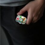 Pill Box-2 Compartment Small Pill Case Portable for Pocket & Purse Single Pill Carrier Pill Container to Hold Vitamins Medication Fish Oil and Supplements BPA-Free(Hummingbird) - Image 7