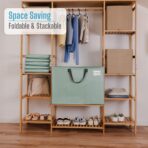 VENO 4 Pack Heavy Duty Moving Bags, Storage Bags, Packing Supplies, Top Zipper, Storage Totes for Camping, Clothes, Bedding, Comforters, Pillows (27 Gallon Light Green, 4 Pack) - Image 6