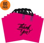 Infinite Pack Large Thank You Merchandise Bags w/Loop Handle, Glossy Boutique Bag, 3" Bottom Gusset & 3 Mil Thick - Image 4