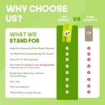 100% Certified Home Compostable Dog Poop Bags - 10% to Charity - ASTM D6400 & EN 13432 Compliant - 120 x Plant Based Compostable Poop Bags (8 Rolls) - Image 3