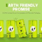 100% Certified Home Compostable Dog Poop Bags - 10% to Charity - ASTM D6400 & EN 13432 Compliant - 120 x Plant Based Compostable Poop Bags (8 Rolls) - Image 5