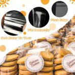 Cidenbio 200 Pcs Thickened Cookie Bags with Seal 5x7 In, Clear Cellophane Treat Bags Self Sealing 3.1 Mils Resealable Plastic Bag for Cookies, Candy, Bread, Party Favors, Bakery, Gift Packaging - Image 5