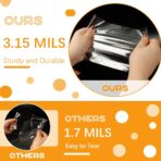 Cidenbio 200 Pcs Thickened Cookie Bags with Seal 5x7 In, Clear Cellophane Treat Bags Self Sealing 3.1 Mils Resealable Plastic Bag for Cookies, Candy, Bread, Party Favors, Bakery, Gift Packaging - Image 6