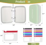 Extra Large Weekly Pill Organizer Set, Reusable Pill Bags with 14 Coded Pouches for Home and Travel, 7 Day with AM PM Large Storage Portable Medicine Pill Case for Fish Oils, Vitamins - Image 4