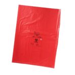 Heathrow Scientific HS10320 Biohazard Disposable Bag, 8" x 12", Red - Image 4