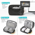 Travelkin Cord Organizer Travel, Electronic Organizer Travel Case, Cable Organizer Bag For Cords,Chargers Phone, Sd Card,Usbs (Black) - Image 5