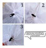 Small Commercial Mesh Laundry Bag with Handle and Drawstring for Dormitory, Travelling, College,Apartment, Camping, RV, Machine Washable, Hanging Mesh Bag,20×17inc - Image 3