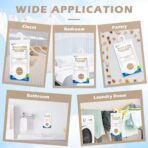 ZSZMFH 10 Pack Moisture Absorber Hanging Bags, Fragrance Free Humidity Packs, 15 OZ Dehumidifier Bags Effectively Trap Extra Moisture,Hanging Closet Dehumidifier Bags-425g/pack - Image 8