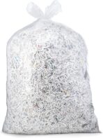 Veska 65 Gallon Clear Trash Bags, (50 Bags w/Ties) Clear Recycling Plastic Garbage Bags. 60 Gallon, 64 Gallon, 65 Gallon Trash Bags - Image 8