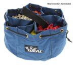 IDEAL Electrical 35-655 Small Parts/Tools Bag Portable Tool Kit Carry Bag with Loop Handles, 5 in. Divider Pockets, Drawstring Opening - Image 6