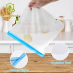 Lerine 10 Pack Dishwasher Safe Reusable Bags, Leakproof Reusable Freezer Bags, BPA Free Food Storage Bags for Marinate Food Travel - 3 Gallon 4 Sandwich 3 Snack - Image 5