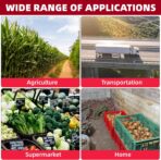 50Pcs Extra Large Mesh Produce Bags, 60 lbs Onion Bag 21” x 32” Reusable Washable Breathable Vegetable Storage Net Bags with Drawstring for Firewood Onions Potatoes Carrot Corn Crawfish - Image 4